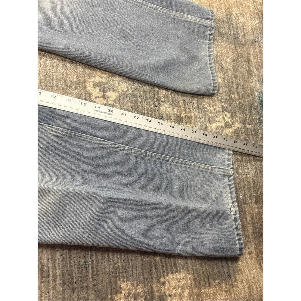 Vintage Roll Bucks‎ Jeans 34x34 USA Made Distressed Faded Straight Leg
